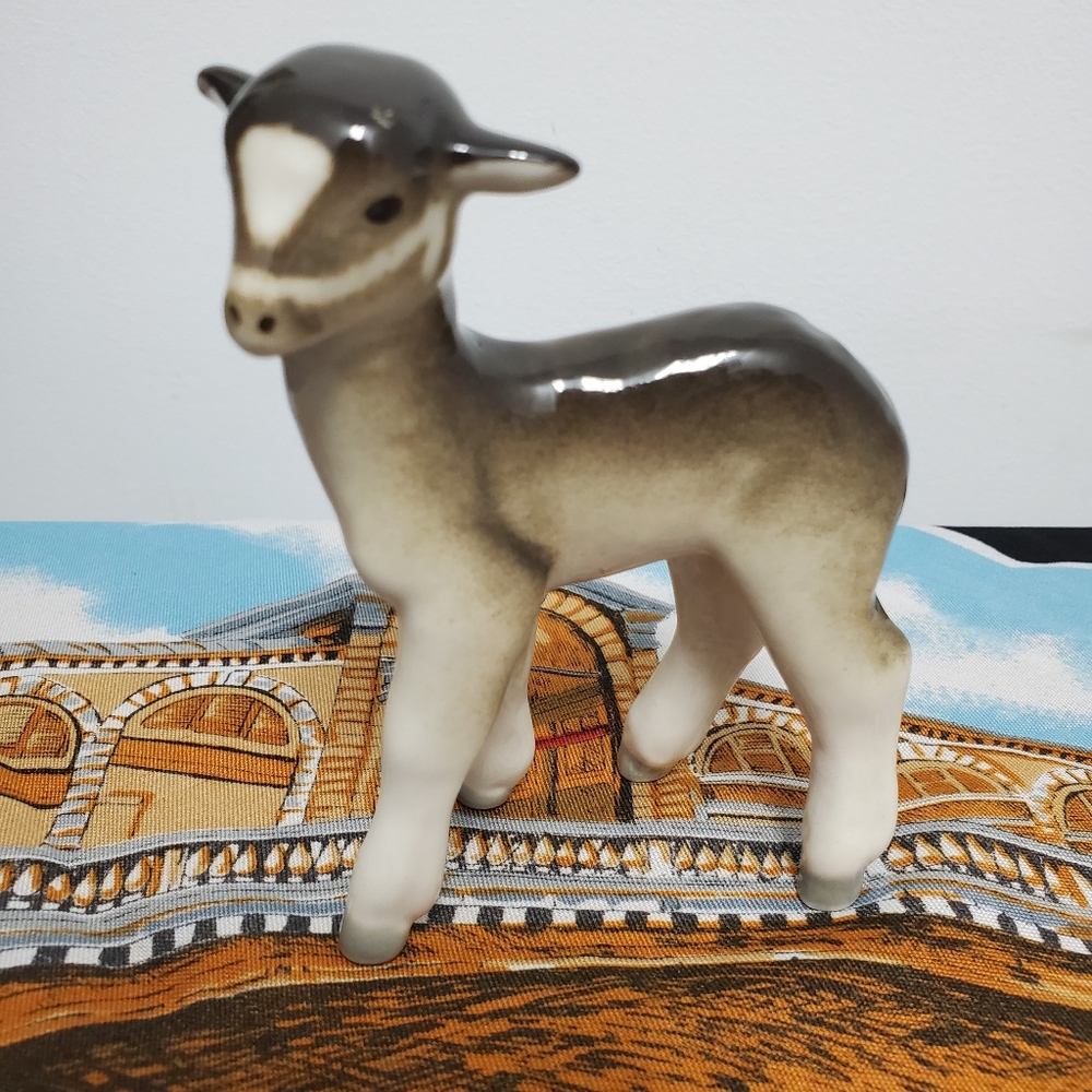 COPY - Vintage Porcelain Lamb